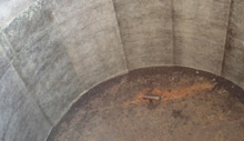FRP lining inside the Fermentor tanks